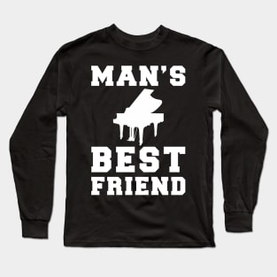 piano Man's best friend tee tshirt Long Sleeve T-Shirt